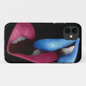 2つの唇 Case-Mate iPhoneケース (裏面(横))