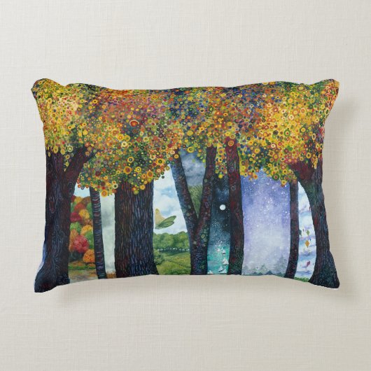 2つの場所の間の枕 アクセントクッション (正面)