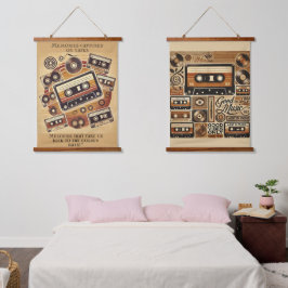 2つの壁のタペストリーのセット 吊り下げ型タペストリー