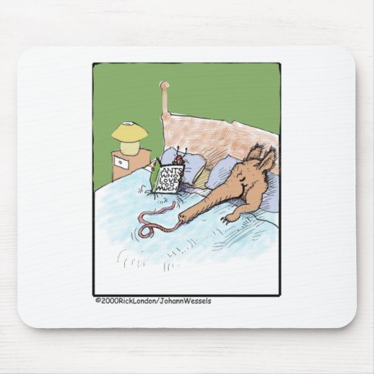 2つの多くのギフトとおもしろい収集品を愛するアリ マウスパッド (正面)