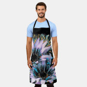 2つの大きなデジタル強化された睡蓮 エプロン (着用した状態)
