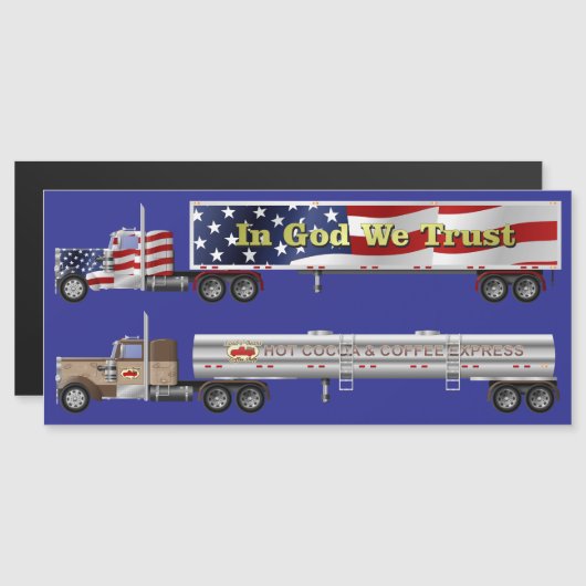 2つの大きなリグ磁石 (正面/裏面)