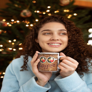 2つの天使と2つのコーヒーをお願い カフェラテマグ