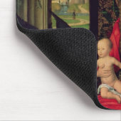 2つの天使のマドンナそして子供 マウスパッド (コーナー)