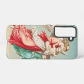 2つの天使の衣服小さな子供 SAMSUNG GALAXYケース (裏面横)