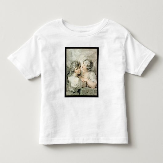 2つの天使、18世紀 トドラーTシャツ (正面)
