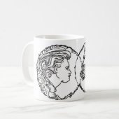 2つの太陽のマグ コーヒーマグカップ (正面左)