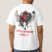 "2つの失恋" Tシャツ (裏面)