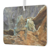 2つの奇妙なトカゲを持つ車の空気フレッシュ カーエアーフレッシュナー (左)