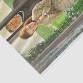 2つの姿がドアで、J. Tissotによる提案 薄葉紙 (詳細)