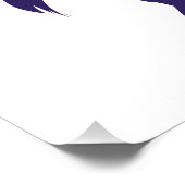 2つの婚約したハートが1つのキャンバス印刷になる ポスター (コーナー)