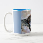 2つの子犬の友だちマグ ツートーンマグカップ (左)