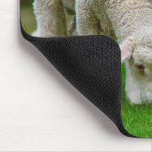 2つの子羊の放牧 マウスパッド (コーナー)