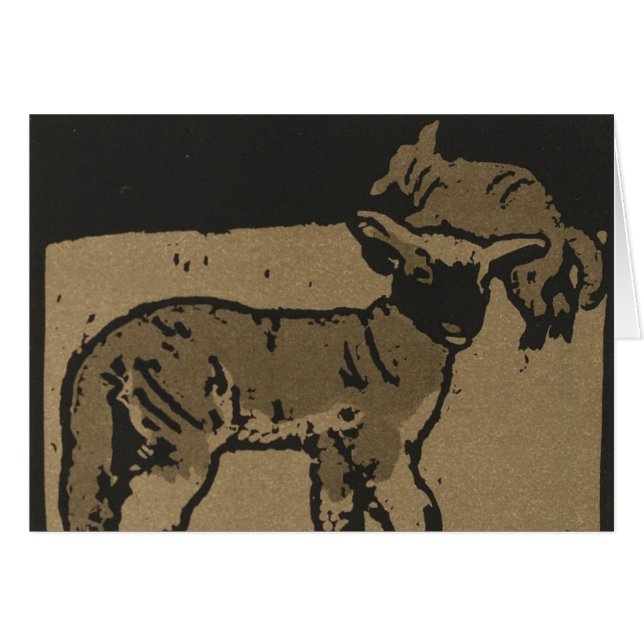 2つの子羊 (正面横)