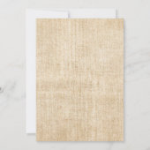 2つの小さなかぼちゃひまわり双子ベビーシャワー 招待状 (裏面)