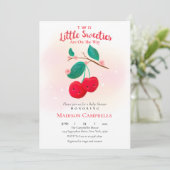 2つの小さなかわいこちゃんが途中のさくらんぼ 招待状 (スタンド正面)