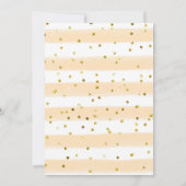 2つの小さなかわいこちゃんが途中の赤ちゃんシャワーの招待 招待状 (裏面)