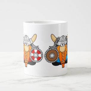 2つの小さなバイキング ジャンボコーヒーマグカップ