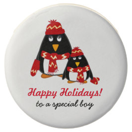 2つの小さなペンギンカスタムズクリスマスプレゼント