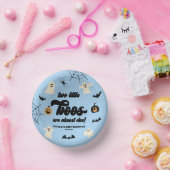 2つの小さなボウスツインハロウィンベビーシャワー ペーパーボウル (パーティー)