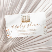 2つの小さなボオスツインベビーシャワー表示シャワー エンクロージャーカード