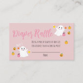 2つの小さなボスおむつラッフルピンクのエンクロージャカード エンクロージャーカード (正面)