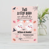 2つの小さなボットはほとんどデューツインシャワー 招待状 (スタンド正面)