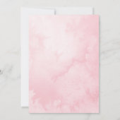 2つの小さな雪の結晶の冬双生児の赤ちゃんシャワー 招待状 (裏面)