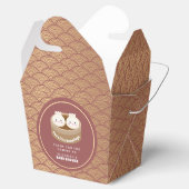 2つの小さな餃子ツインベビーシャワー フェイバーボックス (オープン)