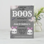 2つの小さなBOOSが1を回している！幽霊1歳 招待状 (スタンド正面)