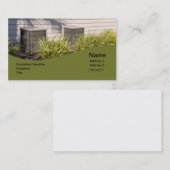 2つの屋外セントラルエアコンディショナービジネスカード 名刺 (正面/裏面)