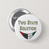 2つの州ソリューション 缶バッジ (正面&裏面)