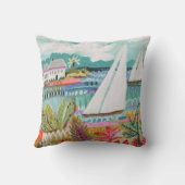 2つの帆船 クッション (裏面)