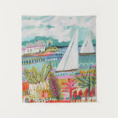 2つの帆船 タペストリー (正面)