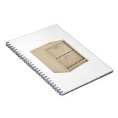 2つの引出しが付いている木のnightstand ノートブック (右側)