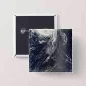 2つの強い嵐が大西洋に広がる海 缶バッジ (正面&裏面)