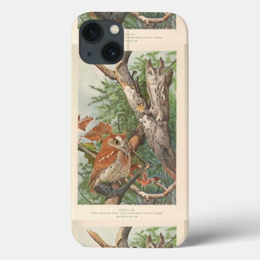 2つの怒ヴィンテージがツリーに収まる Case-Mate iPhoneケース (裏面)