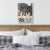 2つの愛のインク絵画の キャンバスプリント (インサイチュ (寝室))