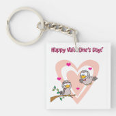 2つの愛の鳥 キーホルダー (正面)