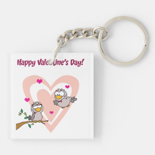 2つの愛の鳥 キーホルダー (裏面)