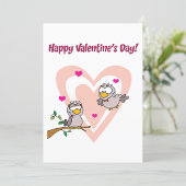 2つの愛の鳥 招待状