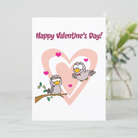 2つの愛の鳥 招待状