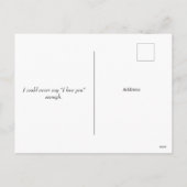 2つの愛犬家バレンタイン/アニバーサリーポストカード シーズンポストカード (裏面)