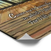 2つの手のひら付きボードウォーク – Psalms 134:8b ポスター (角)