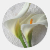 2つの新しいタラのユリ ラウンドシール (正面)