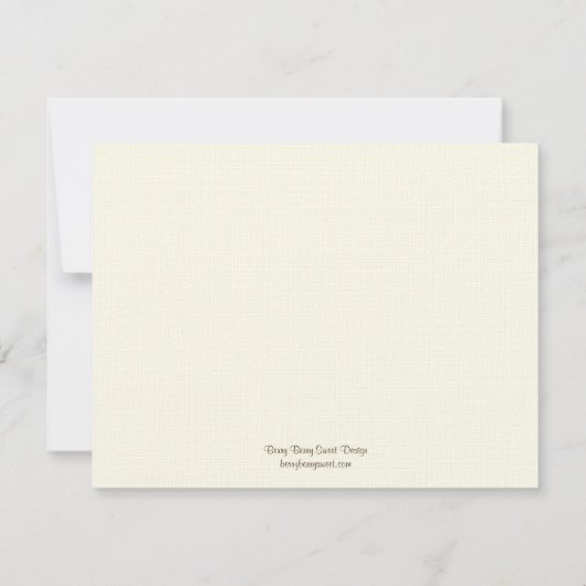 2つの新しい卵のフラットサンキューカード サンキューカード (裏面)