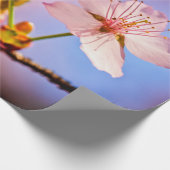 2つの日照り桜の花 ラッピングペーパー (角)