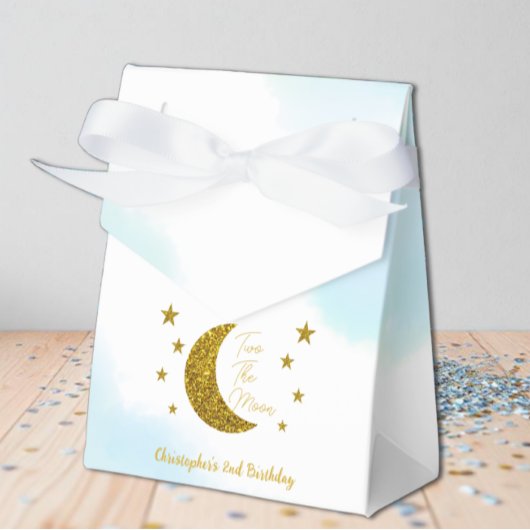 2つの月の第2誕生日のお願いボックス フェイバーボックス