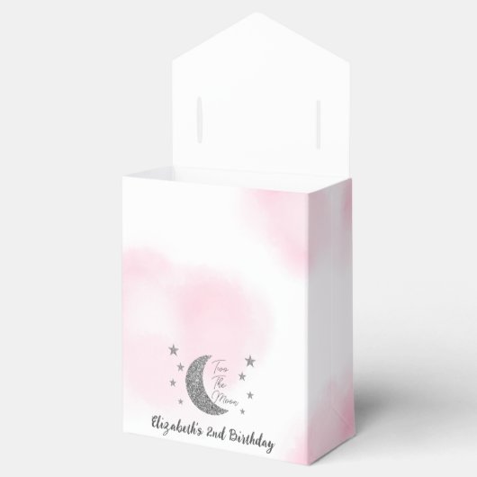 2つの月の第2誕生日のお願いボックス フェイバーボックス (オープン)