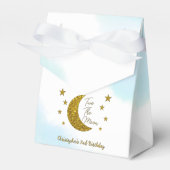 2つの月の第2誕生日のお願いボックス フェイバーボックス (正面サイド)